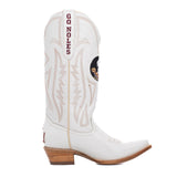 FSU Ivory Leather Gameday Boots - The Pink Pineapple 850