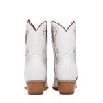 FSU Shorty Ivory Leather Gameday Boots - The Pink Pineapple 850