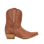 FSU Shorty Tan Leather Gameday Boots - The Pink Pineapple 850