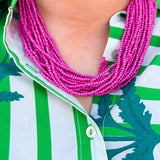 Fuchsia Fiesta Necklace - The Pink Pineapple 850