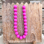 Fuchsia Fling Necklace - The Pink Pineapple 850
