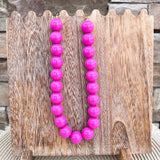 Fuchsia Fling Necklace - The Pink Pineapple 850