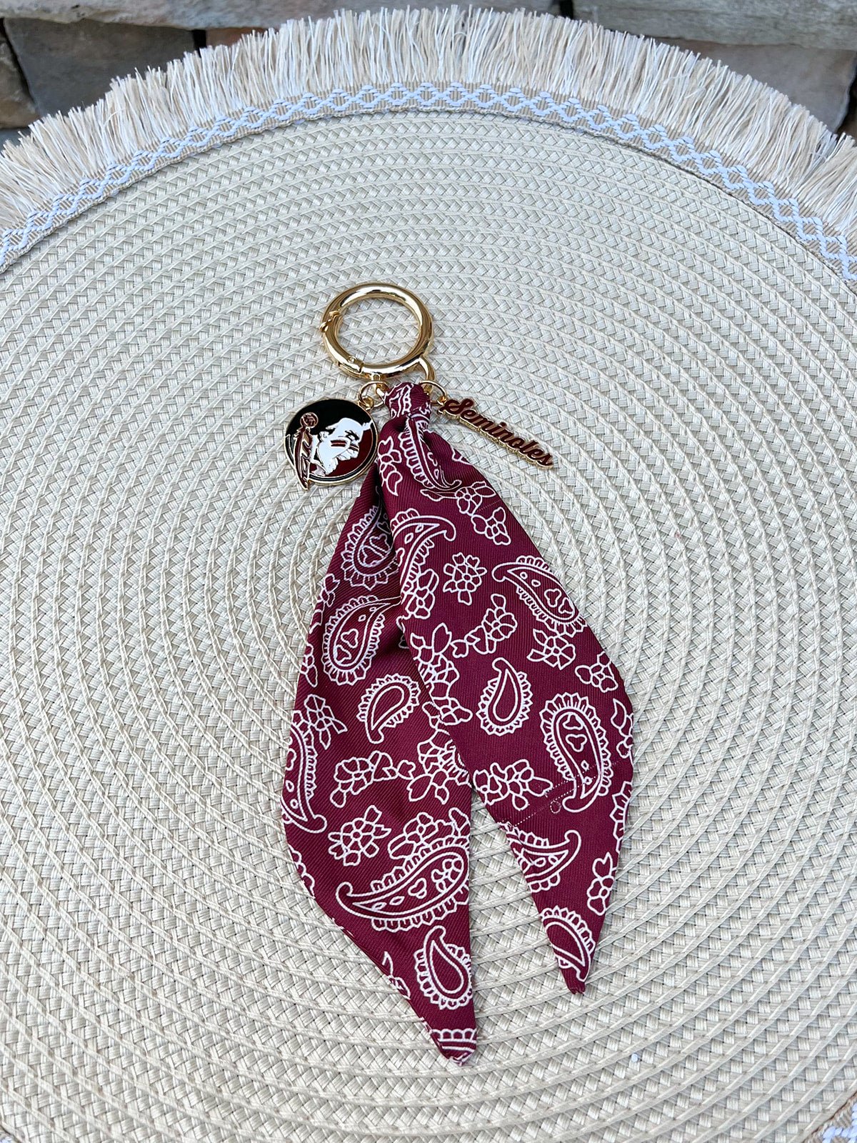 Game Day Bandana Bag Charm – FSU Seminoles - The Pink Pineapple 850