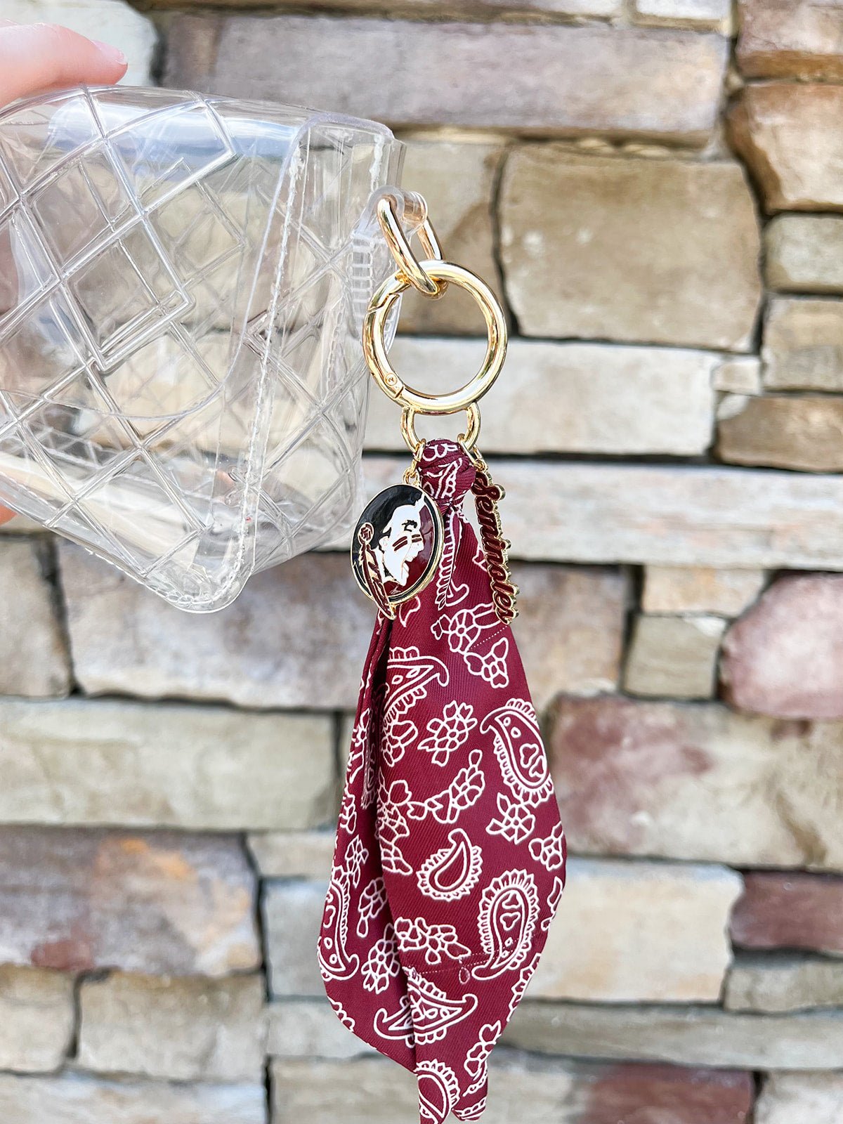 Game Day Bandana Bag Charm – FSU Seminoles - The Pink Pineapple 850