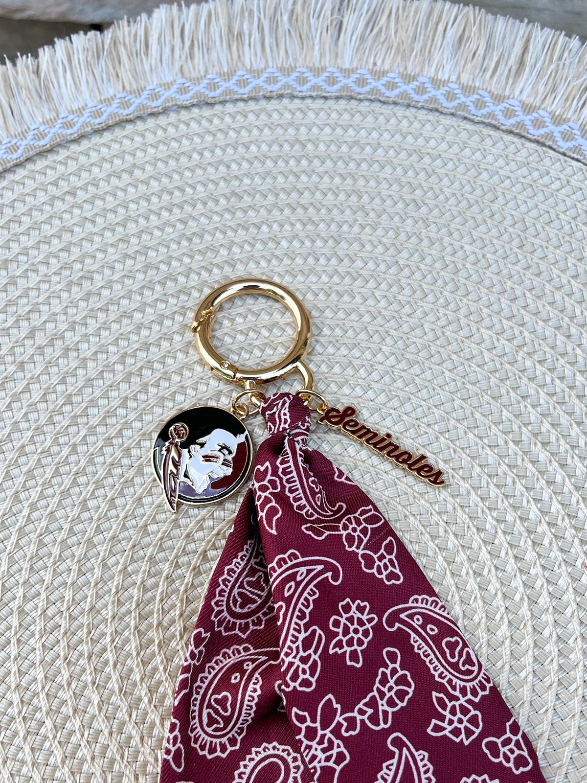 Game Day Bandana Bag Charm – FSU Seminoles - The Pink Pineapple 850