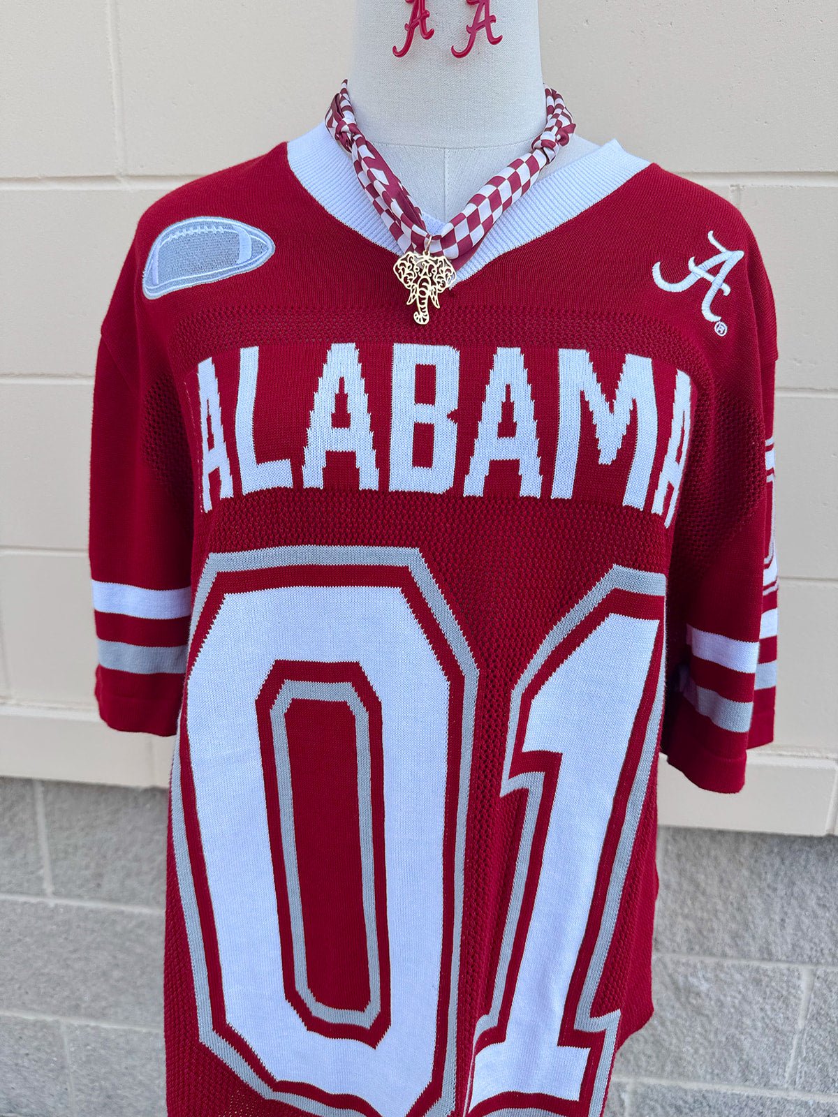 [Gameday Social] Alabama Sideline Sweater Top - The Pink Pineapple 850