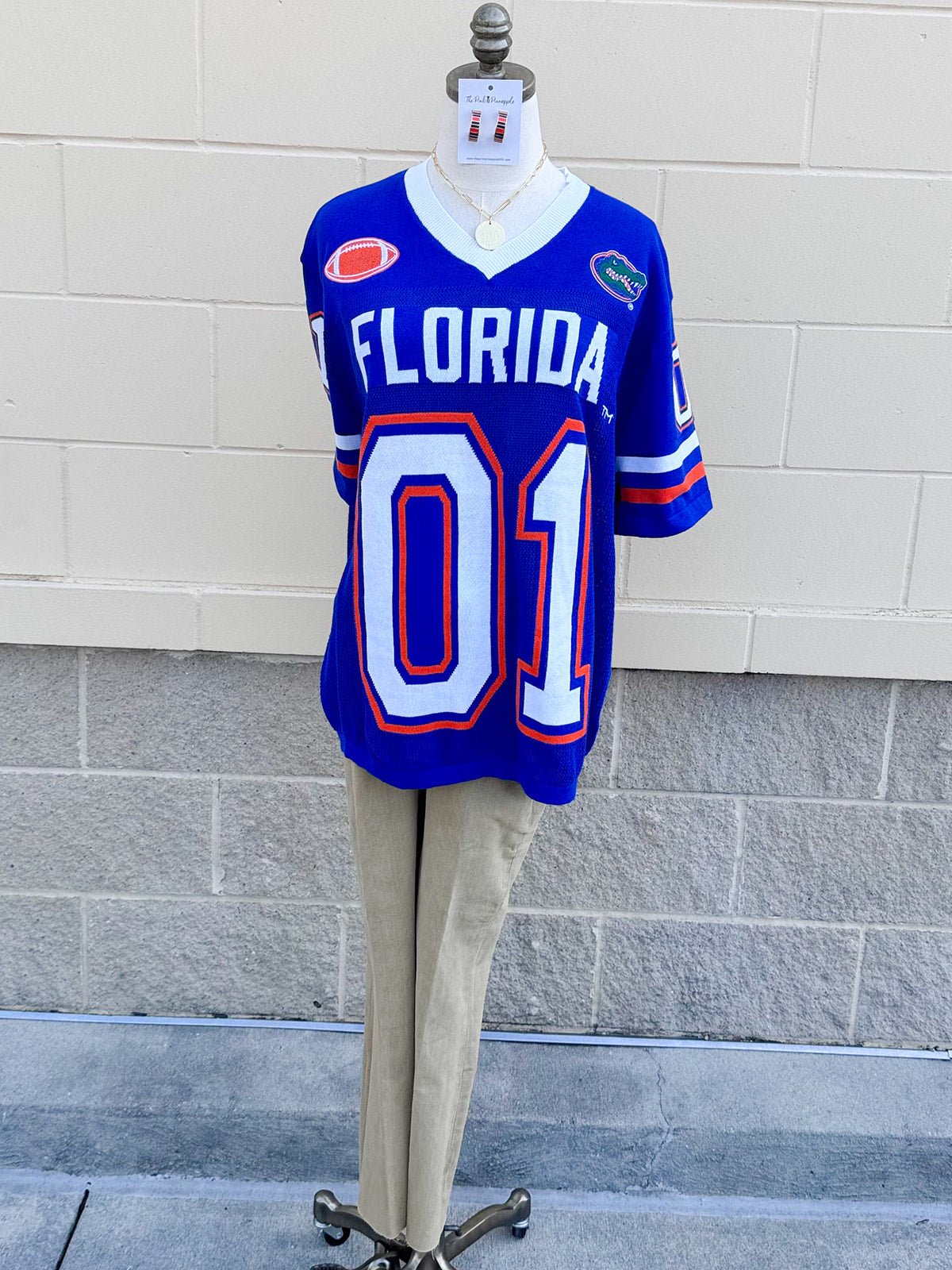 [Gameday Social] Florida Sideline Sweater Top - The Pink Pineapple 850