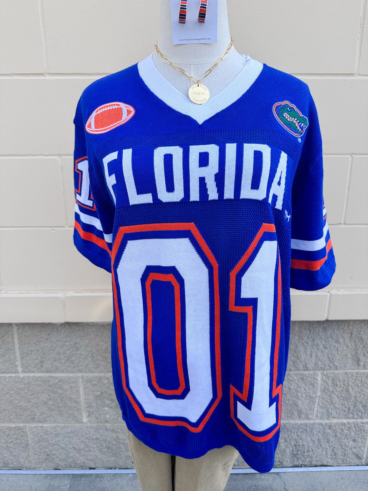 [Gameday Social] Florida Sideline Sweater Top - The Pink Pineapple 850