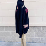 [Gameday Social] FSU Patchwork Crewneck - The Pink Pineapple 850