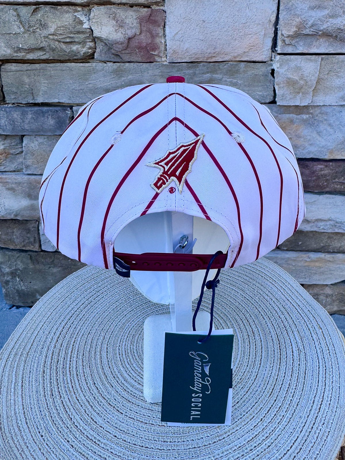 [Gameday Social] FSU Pinstripe Hat - The Pink Pineapple 850