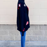 [Gameday Social] Georgia Patchwork Crewneck - The Pink Pineapple 850
