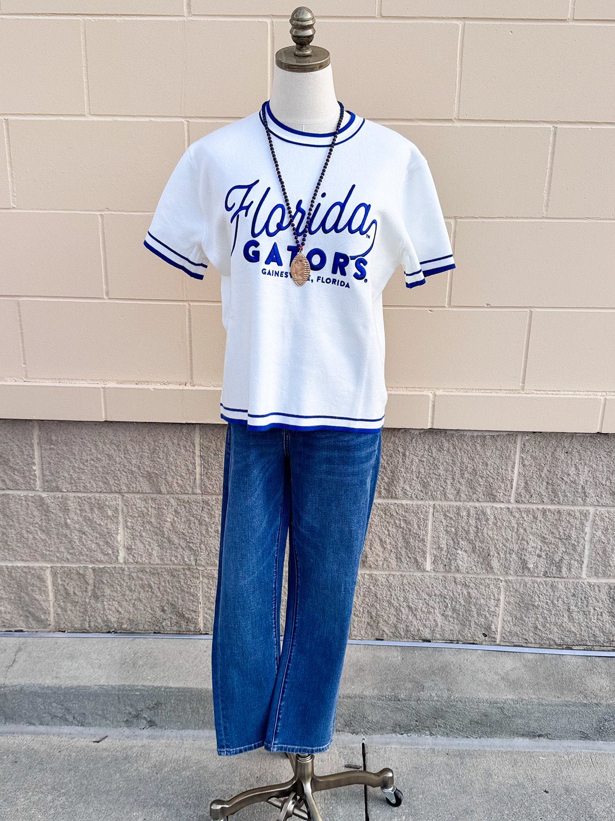 [Gameday Social] Legacy Script Florida Sweater Top - The Pink Pineapple 850