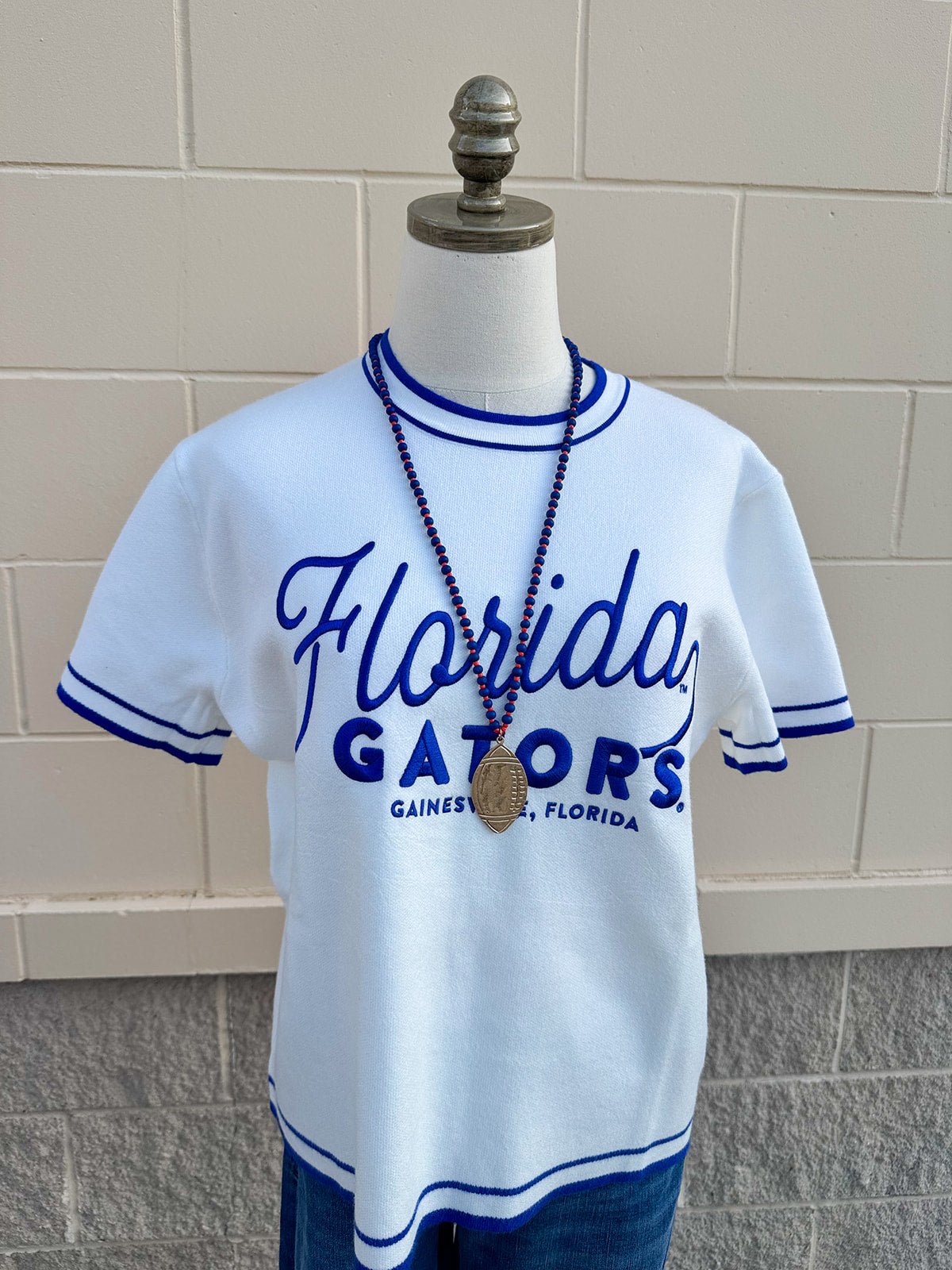 [Gameday Social] Legacy Script Florida Sweater Top - The Pink Pineapple 850