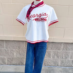 [Gameday Social] Legacy Script Georgia Sweater Top - The Pink Pineapple 850