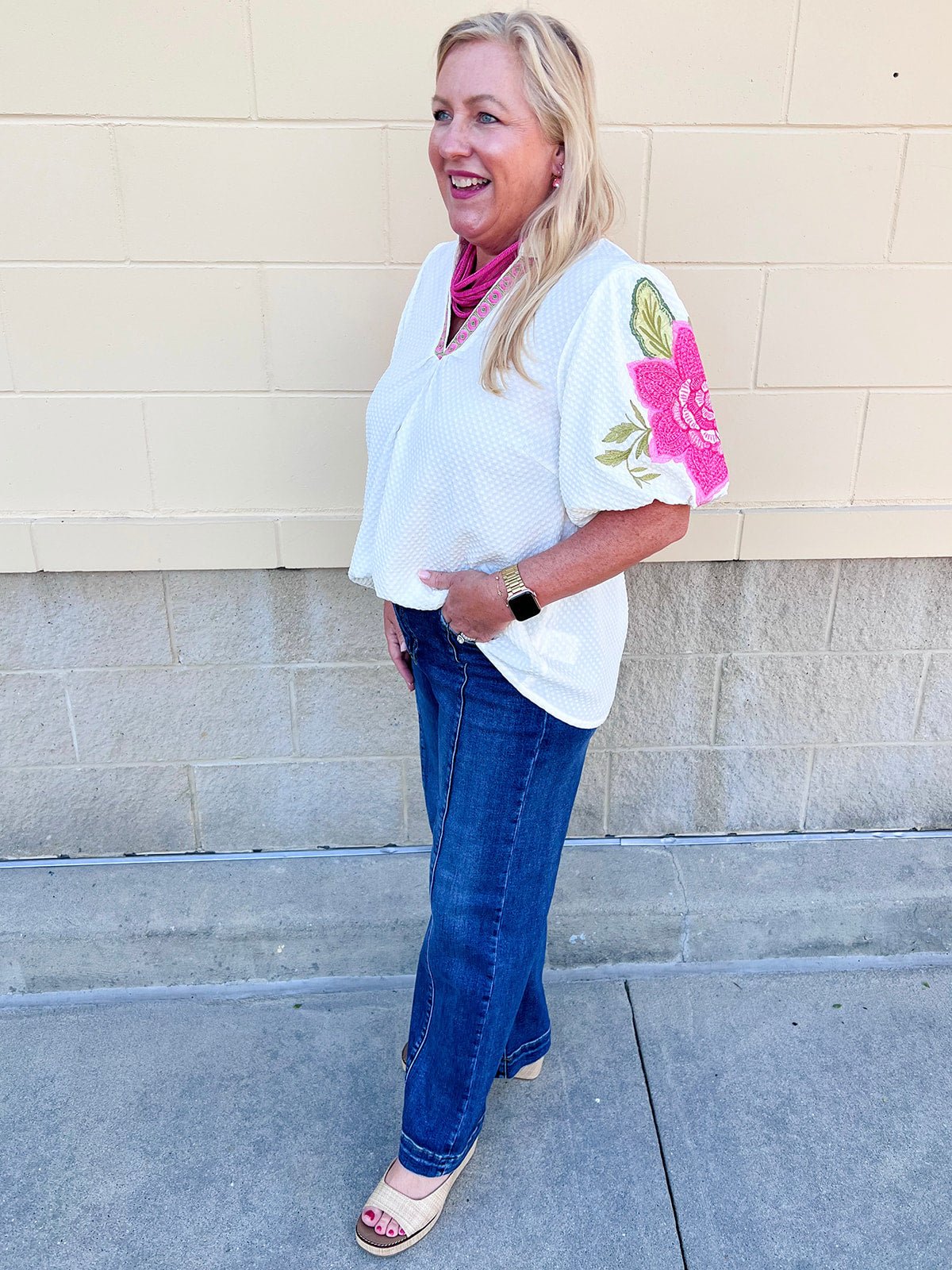 Garden Party Bloom Blouse - The Pink Pineapple 850