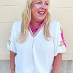 Garden Party Bloom Blouse - The Pink Pineapple 850