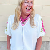 Garden Party Bloom Blouse - The Pink Pineapple 850