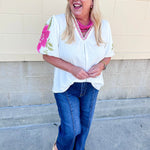 Garden Party Bloom Blouse - The Pink Pineapple 850