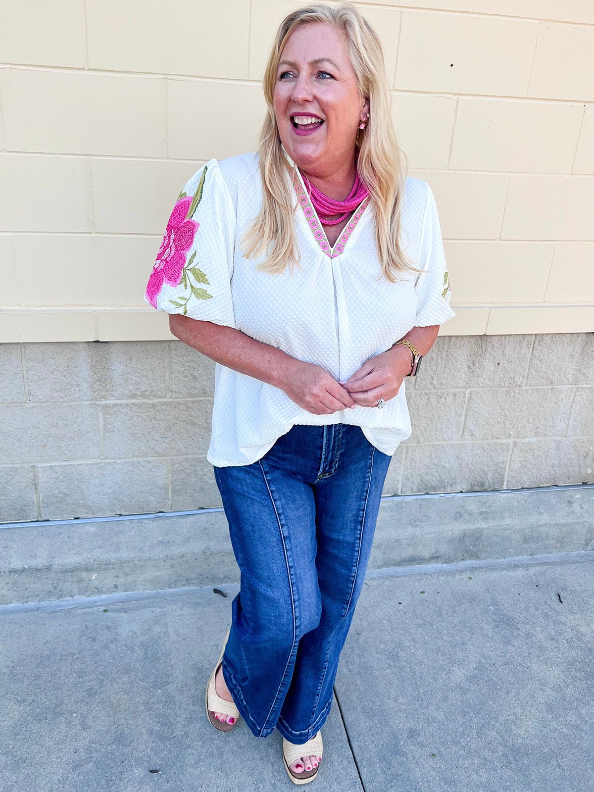 Garden Party Bloom Blouse - The Pink Pineapple 850