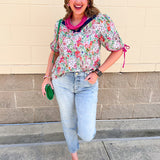 Garden Party Charm Top - The Pink Pineapple 850