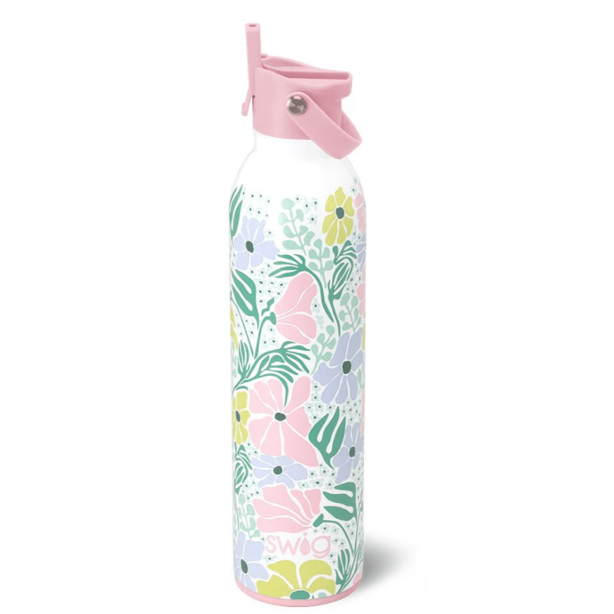 Garden Party Flip + Sip Bottle 26oz - The Pink Pineapple 850