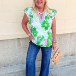 Garden Party Grace Floral Blouse - The Pink Pineapple 850