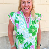 Garden Party Grace Floral Blouse - The Pink Pineapple 850