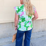 Garden Party Grace Floral Blouse - The Pink Pineapple 850