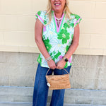 Garden Party Grace Floral Blouse - The Pink Pineapple 850