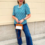 Garden Soirée Blouse - The Pink Pineapple 850