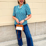 Garden Soirée Blouse - The Pink Pineapple 850