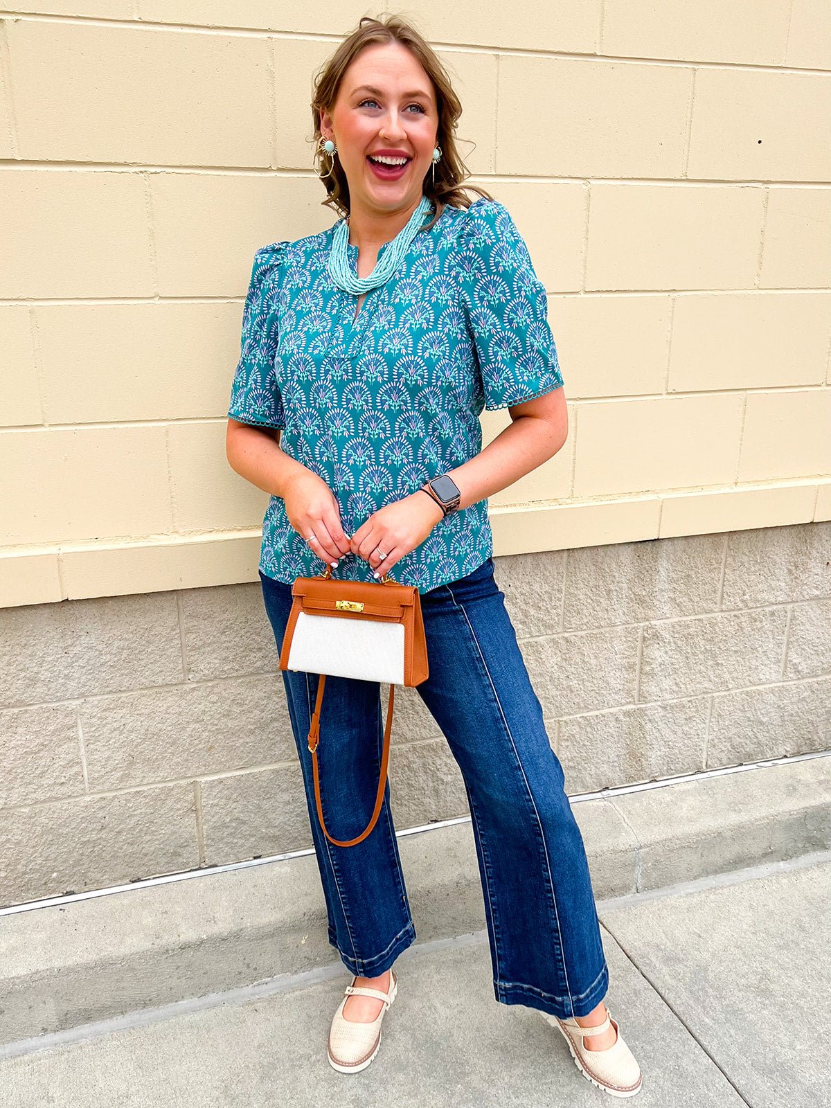 Garden Soirée Blouse - The Pink Pineapple 850