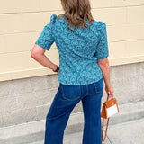 Garden Soirée Blouse - The Pink Pineapple 850