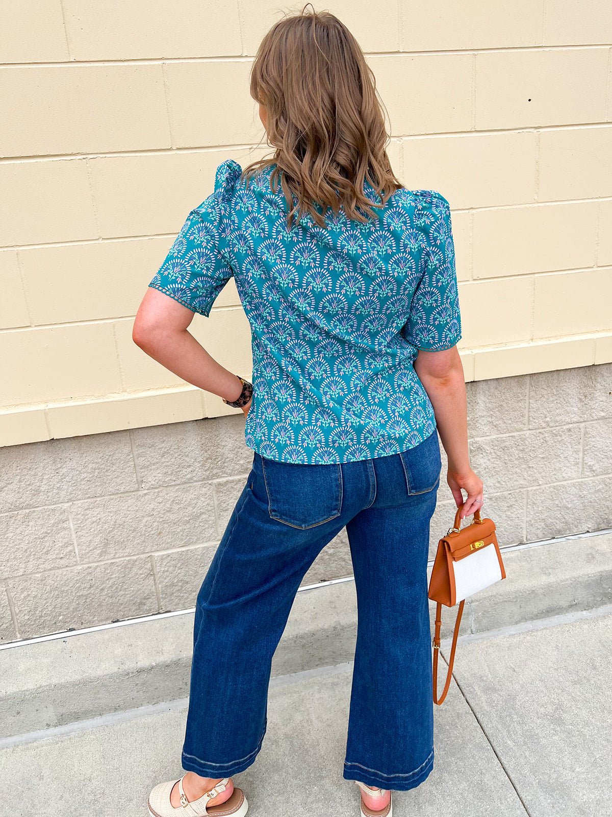Garden Soirée Blouse - The Pink Pineapple 850