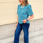Garden Soirée Blouse - The Pink Pineapple 850