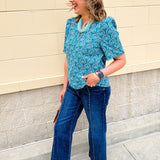 Garden Soirée Blouse - The Pink Pineapple 850