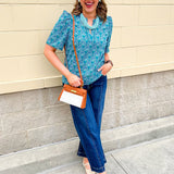 Garden Soirée Blouse - The Pink Pineapple 850