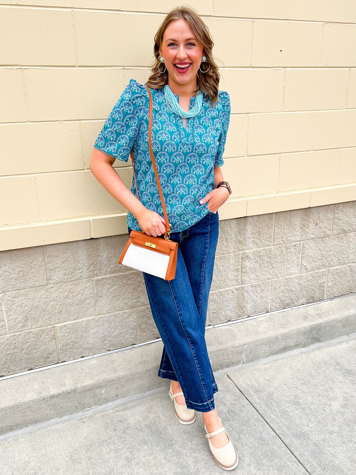 Garden Soirée Blouse - The Pink Pineapple 850