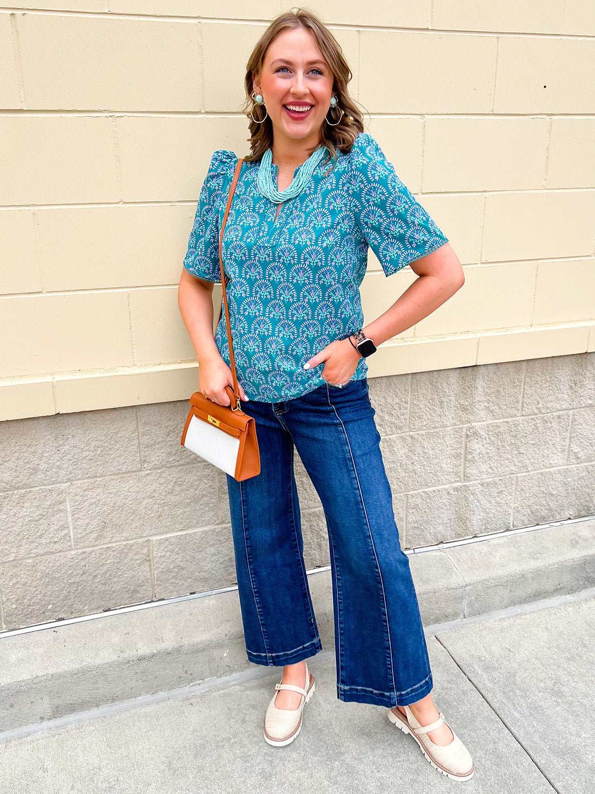 Garden Soirée Blouse - The Pink Pineapple 850