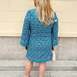 Garden Soirée Mini Dress - The Pink Pineapple 850