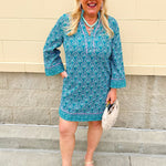 Garden Soirée Mini Dress - The Pink Pineapple 850