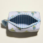 Garden Stroll Floral Quilted Cosmetic Pouch - The Pink Pineapple 850