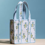 Garden Stroll Floral Quilted Tote - The Pink Pineapple 850
