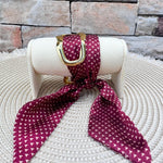 Garnet Gleam Scarf Bracelet - The Pink Pineapple 850