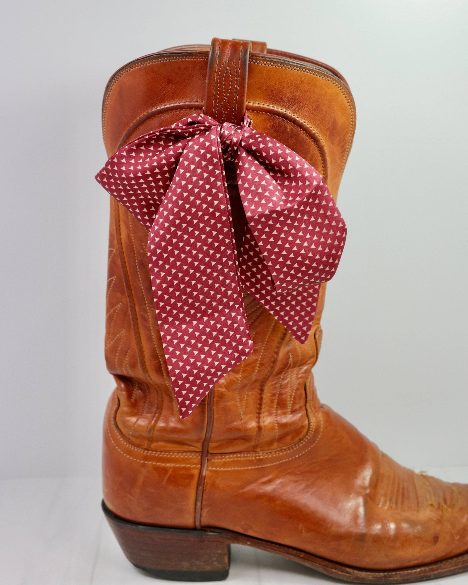 Garnet Gleam Skinny Game Day Scarf - The Pink Pineapple 850