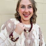 Garnet Glory Bracelet Set - The Pink Pineapple 850