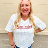 Garnet Glory Stripe Statement Earrings - The Pink Pineapple 850