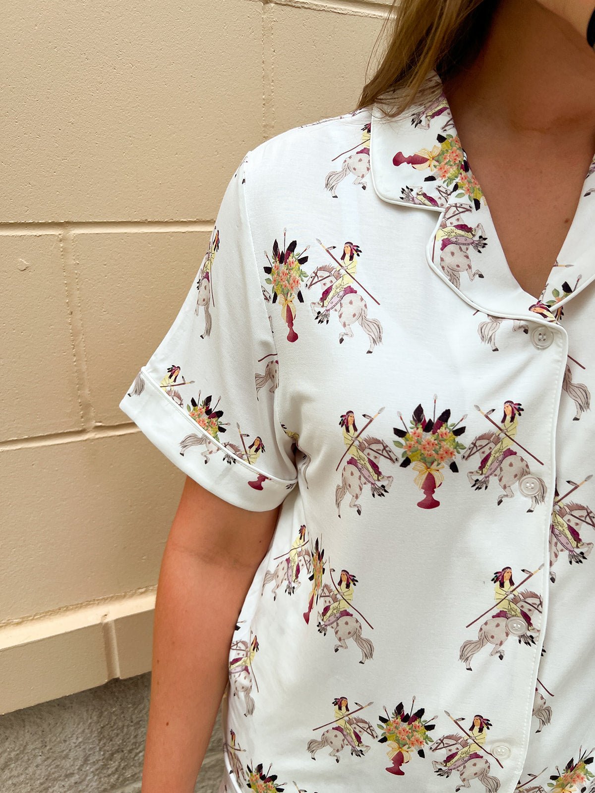 Garnet & Gold Heirloom Pajama Set - The Pink Pineapple 850