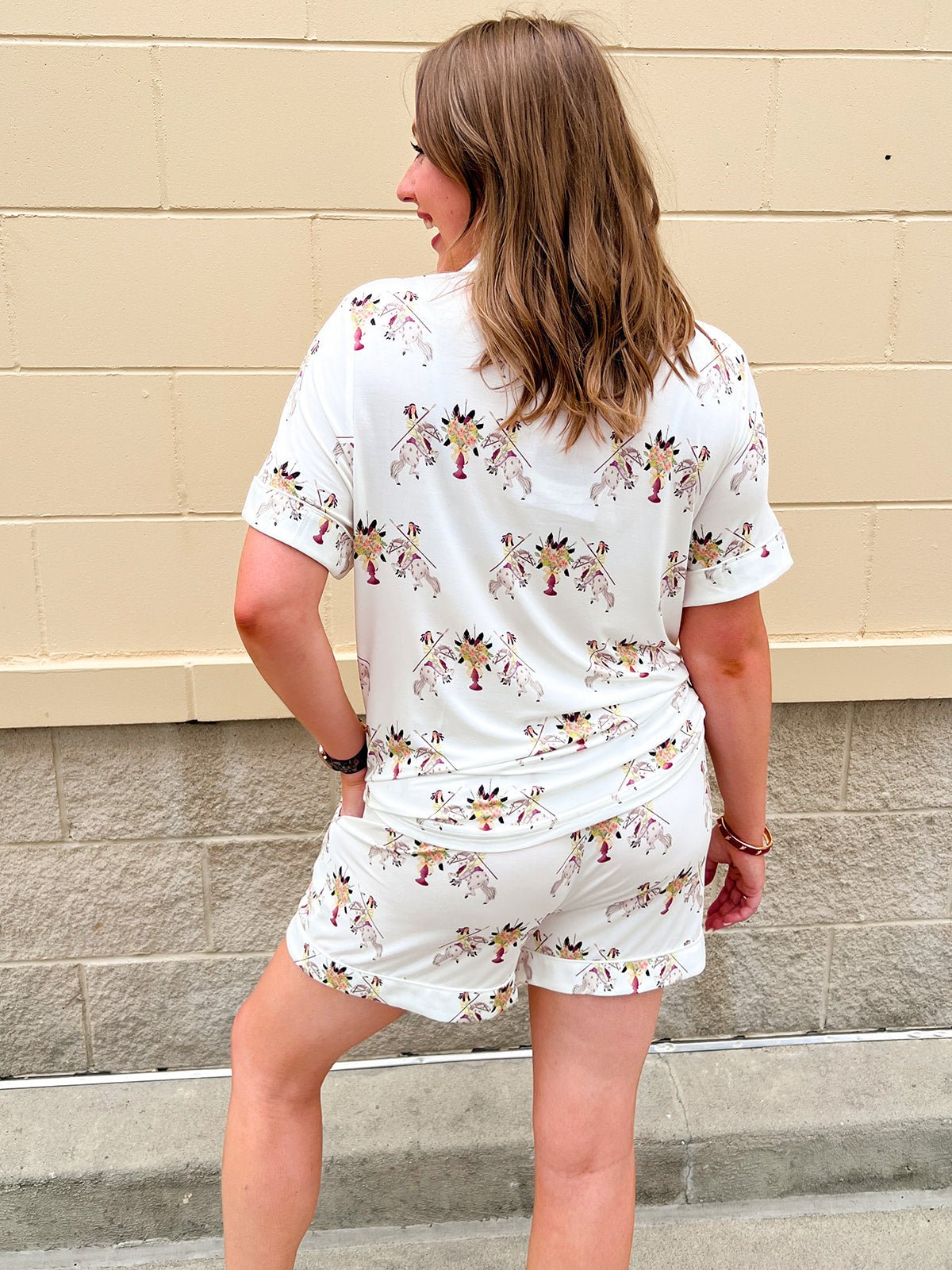Garnet & Gold Heirloom Pajama Set - The Pink Pineapple 850