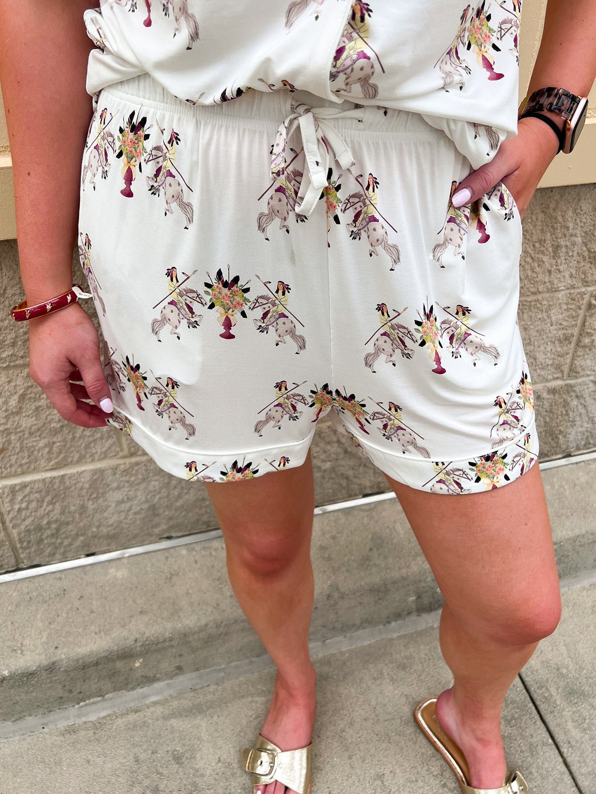 Garnet & Gold Heirloom Pajama Set - The Pink Pineapple 850